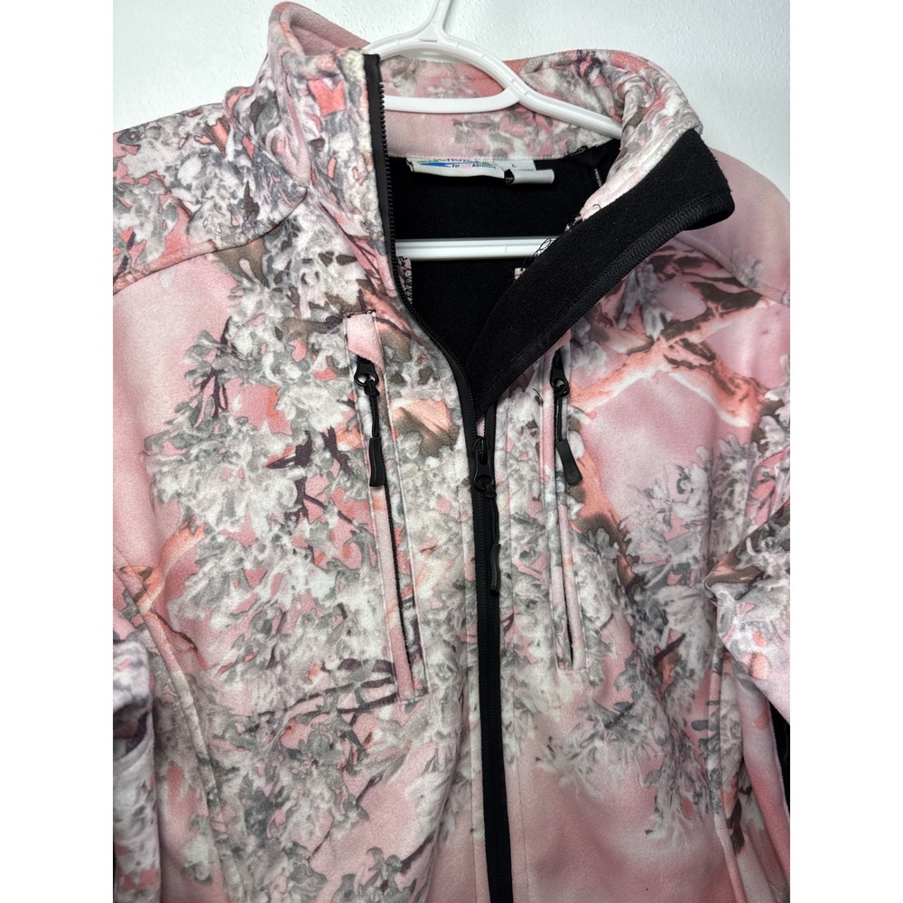 Guides‎ Choice Womens Pink Camo Softshell Fleece Lined Jacket Large Outdoors - Picture 3 of 12